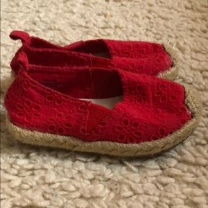 GAP Red Espadrilles